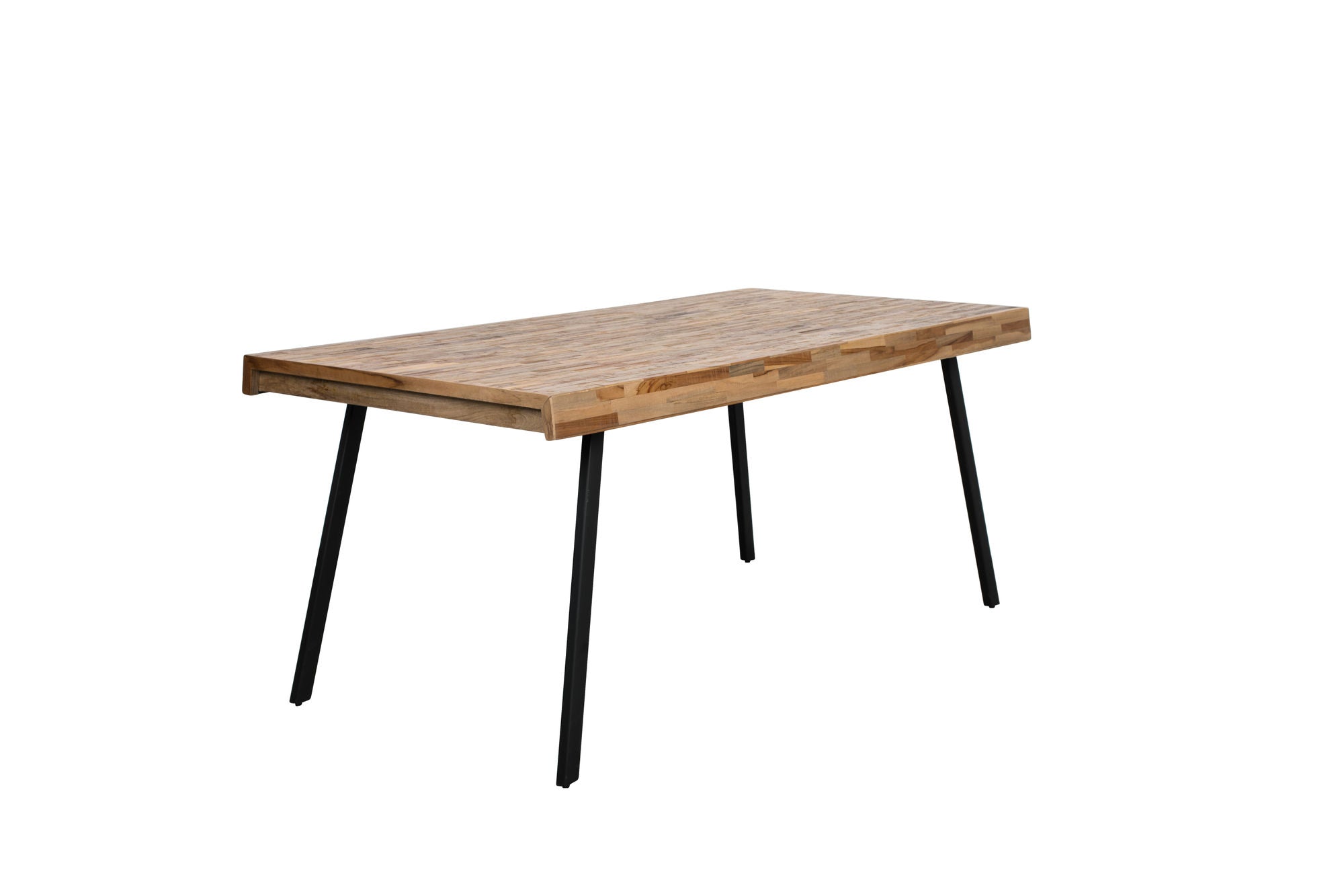 Suri Natural Teak Wood Rectangle Dining Table 180cm